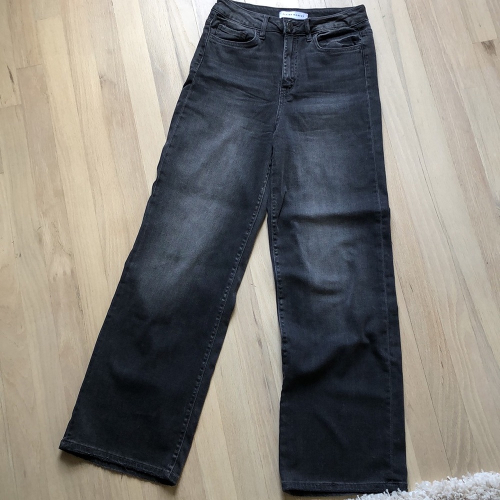 Flying Monkey Black Wide Leg Jeans